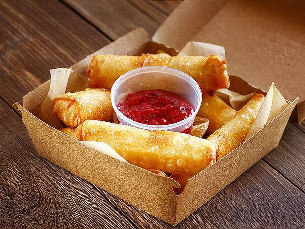 Собака на пене - Моцарелла в хрустящем тесте