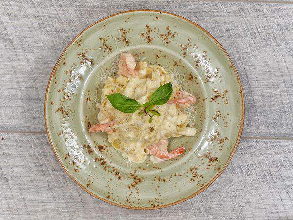 Infinity - Фетучини с тигровыми креветками