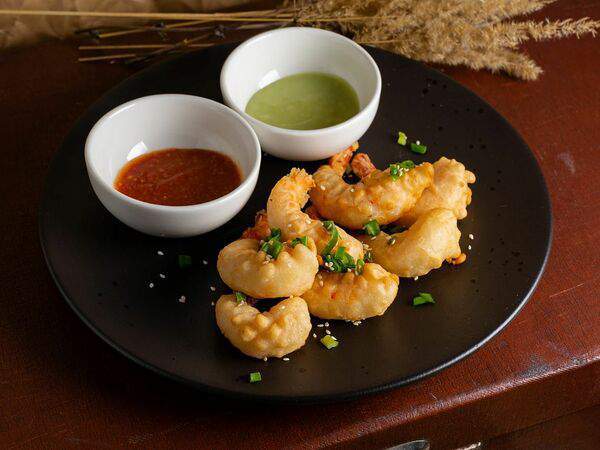 Дафт паб - Креветки в темпуре