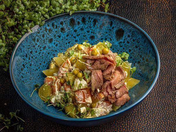 Вмясо - Оливье с говядиной