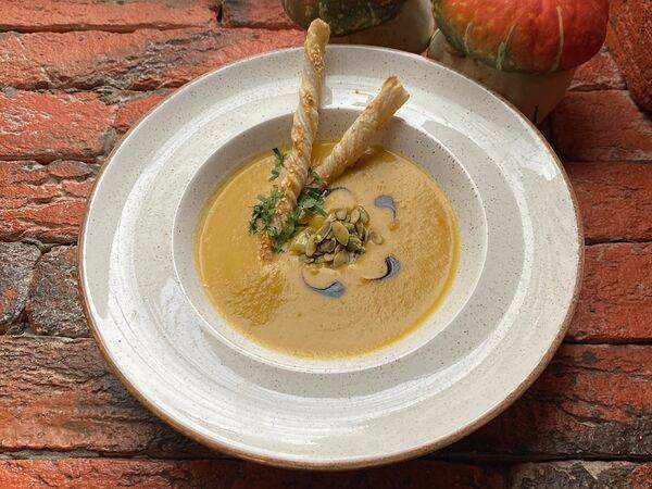 Кабинет - Крем-суп из тыквы с сыром дорблю