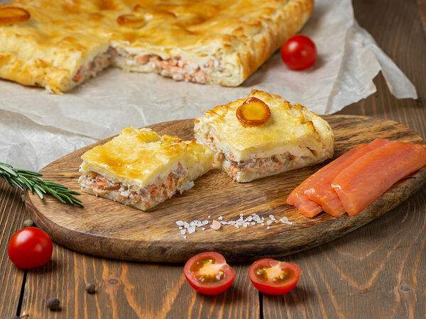 Пышка Малышка - Пирог с семгой