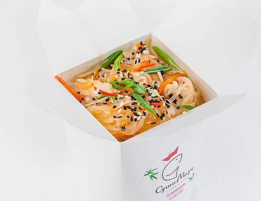 Суши Море - Вок №13 с курицей в кислосладком соусе