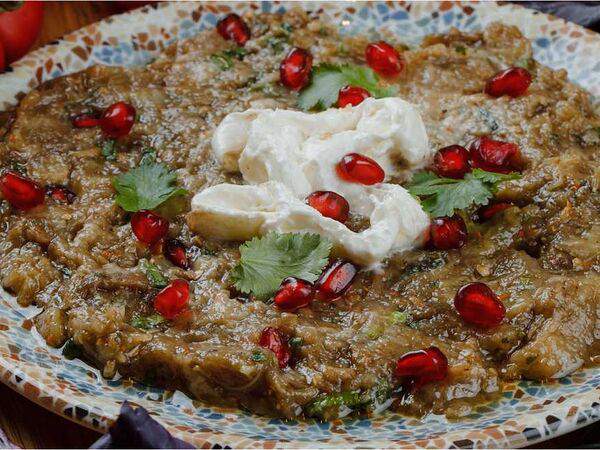 Дэда - Закуска из печеных баклажанов