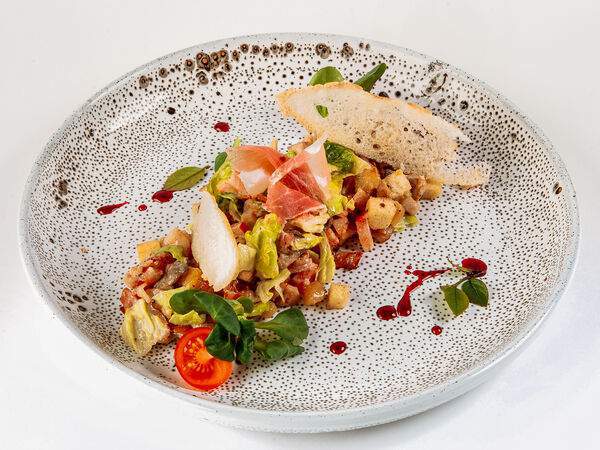 12 стульев - Теплый салат с беконом