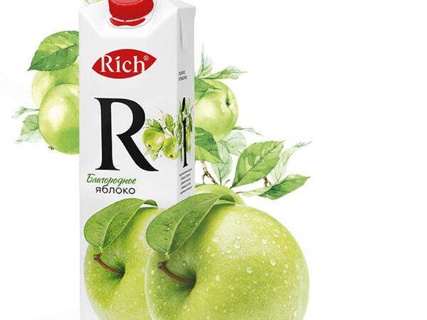 Шоколад - Сок Rich Яблоко 1 л