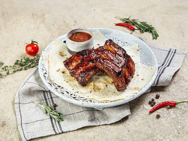Месье Борщевский - Свиные рёбрышки BBQ на гриле
