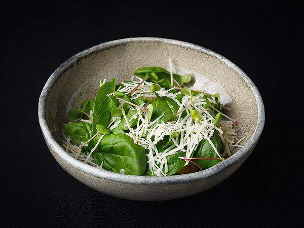 Кабуки - Шпинат, артишоки и заправка мисо