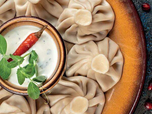 Бумбараш - Хинкали с креветкой и курицей на пару