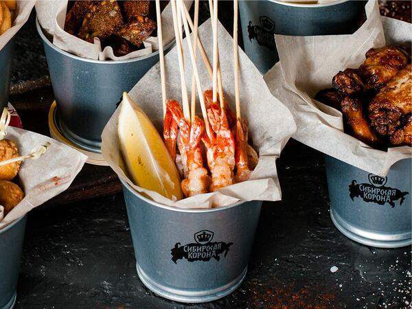 Сибирская Корона - Креветки на шпажках