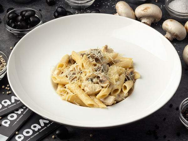Ресторан Рояль - Пенне с курицей и грибами