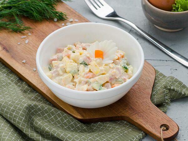 Эко Пышечка - Оливье с ветчиной