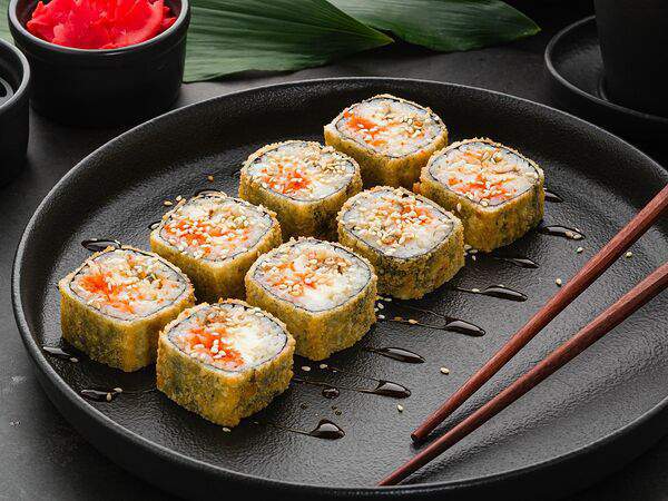 Рыба закусывала - Ролл Акай темпура