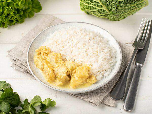 Бахетле - Курица в соусе карри с басмати