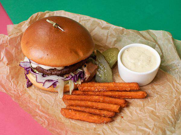 Я люблю тебя - Бургер с растительной котлетой