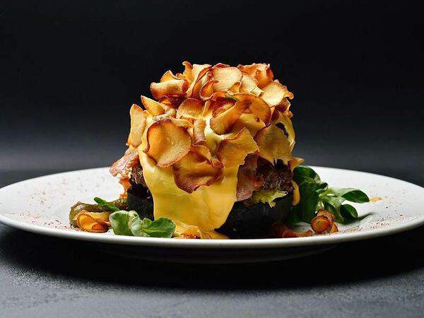 Ресторан Чеснок - Небургер с мраморной говядиной