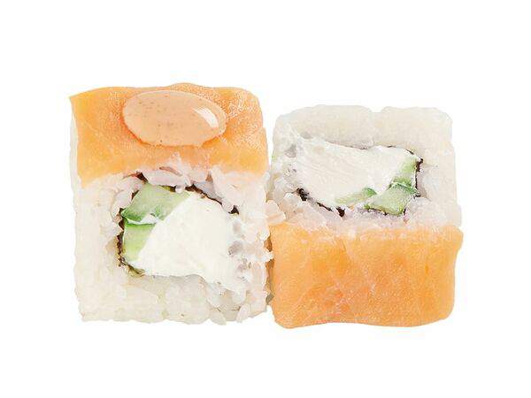 Сытый ниндзя - Ролл Острый лосось