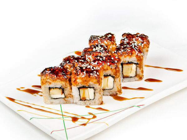Killfish discount bar - Запеченный ролл Яки Унаги Фьюжн