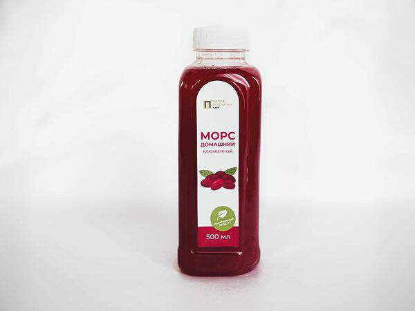 Вилла Подлипки - Морс клюквенный собственного приготовления