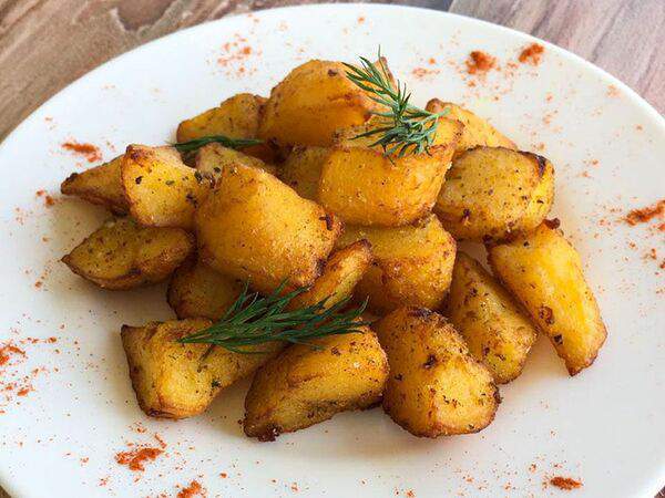 Окрошка - Картофель запеченный по-домашнему