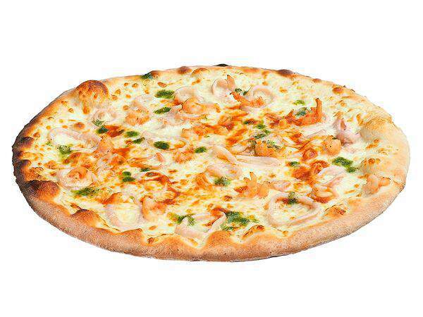 Домашний Шеф в Сытном Базаре - Пицца с морепродуктами на сливочной основе