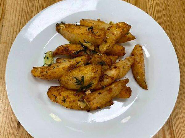 Тарелка - Картофель запеченный