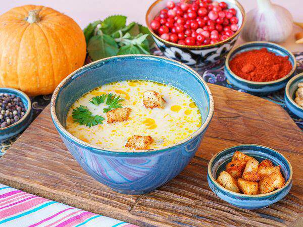 Лагмания - Суп Сырный