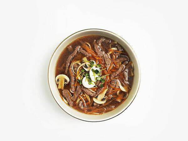 Голодный тако - Острый суп с говядиной