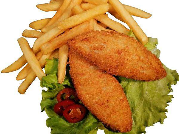 Лобио - Котлеты из щуки с картофелем фри