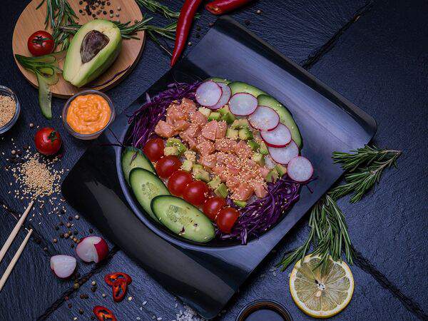 Sushi & Susi - Поке с лососем севиче