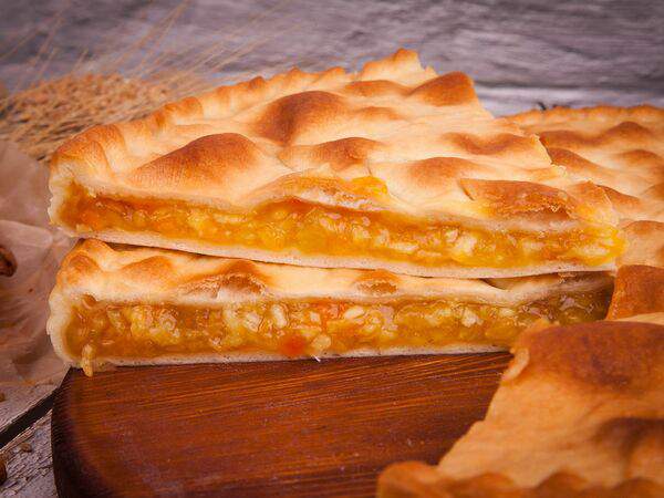 Осетинские пироги и пицца - Постный пирог с тыквой