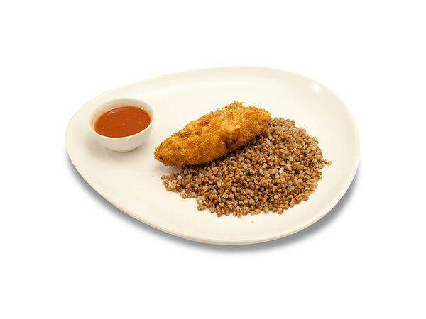 People's food - Котлета по-киевски с гречкой и соусом Кайла