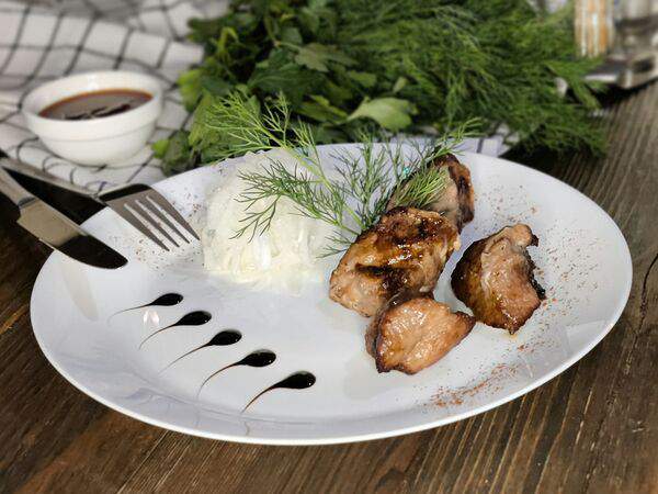 Гриль-бар Огонёк - Шашлык из cвинoй шеи