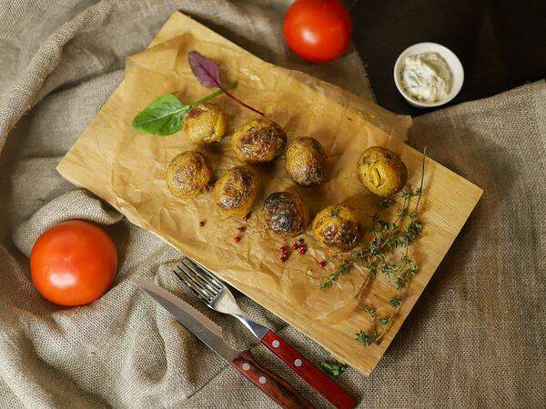 Мангал хауз - Картофель молодой на углях