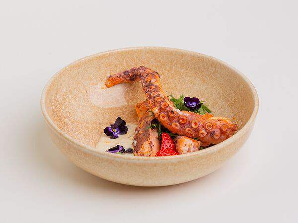 Глупый француз - Осьминог марокканский с муссом из пармезана