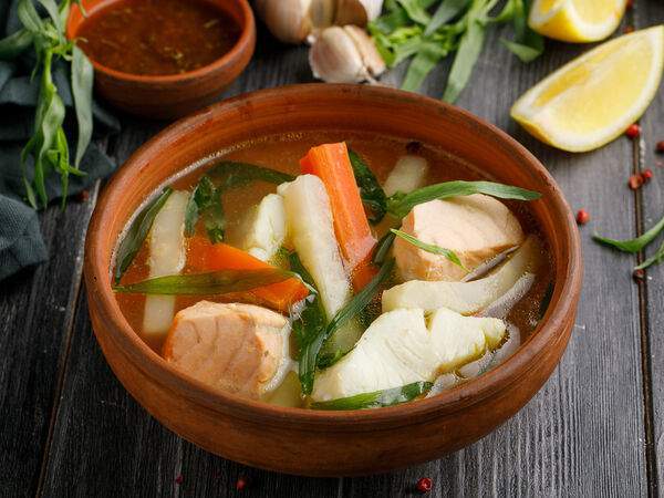 Казан Мангал Kazan Mangal - Балык-шурпа