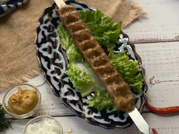 Лагман - Люля-кебаб из курицы