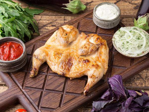 Гурман - Цыпленок табака на углях