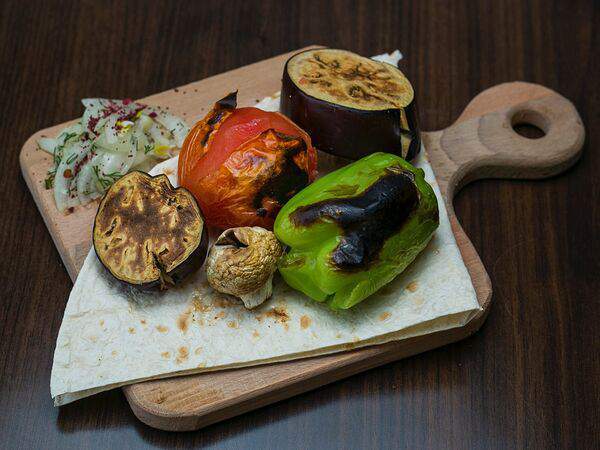 Шашлыки шаурма пекарня - Шашлык из овощей