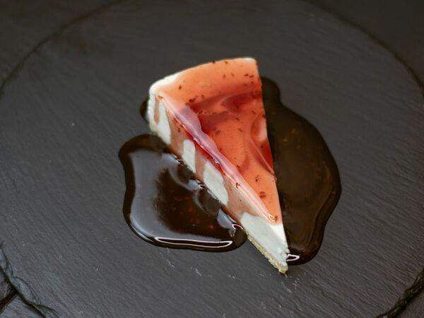 Лаваш - Чизкейк клубничный