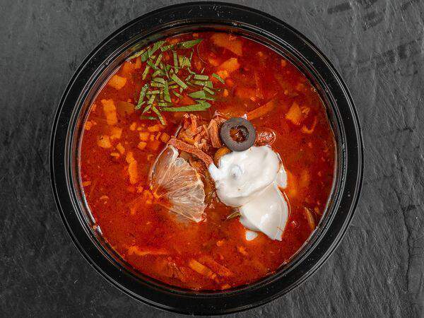 Крафт-кафе Вжарим - Солянка мясная со сметаной
