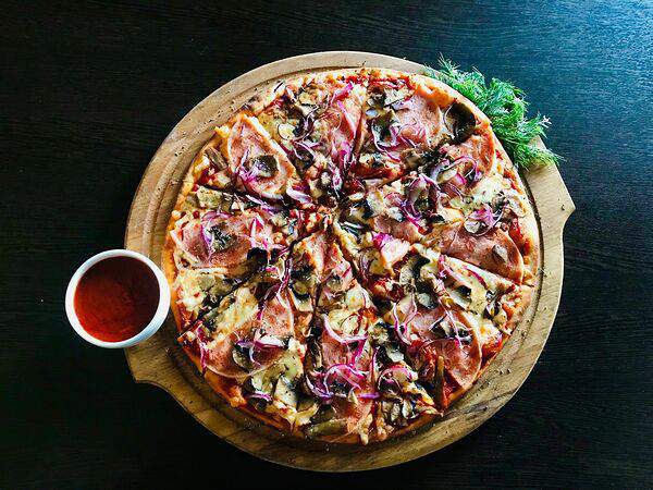 ABCafe - Пицца с ветчиной и грибами