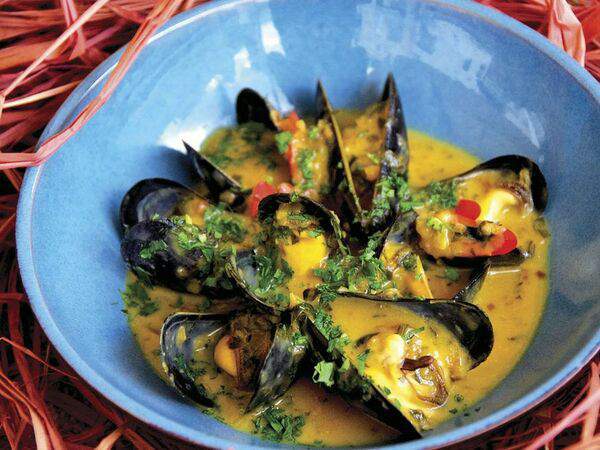 Чайхана Баклажан - Голубые мидии