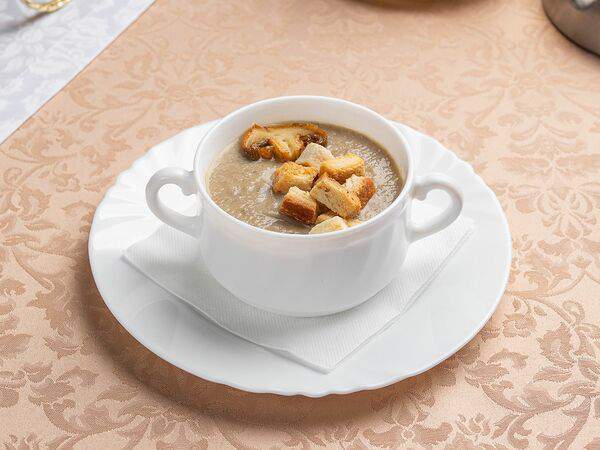 Дубай - Крем-суп грибной с пшеничными гренками