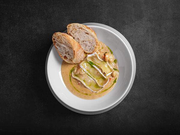 More & More - Сливочное фондю с крабом и креветками