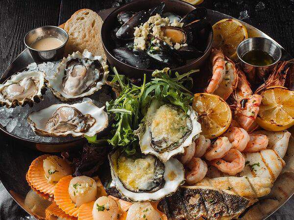 Маймун - Плато с морепродуктами на гриле