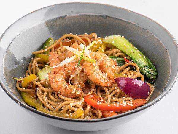 Ramen 77 - Якисоба с креветками