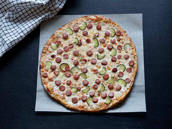 Хомяк - Пицца с охотничьими колбасками