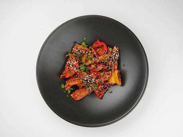 Chi Chi Asian Bistro - Соевая спаржа в кисло-сладком соусе