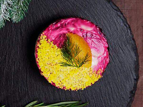 Кафе русской кухни  Береза - Салат сельдь под шубой